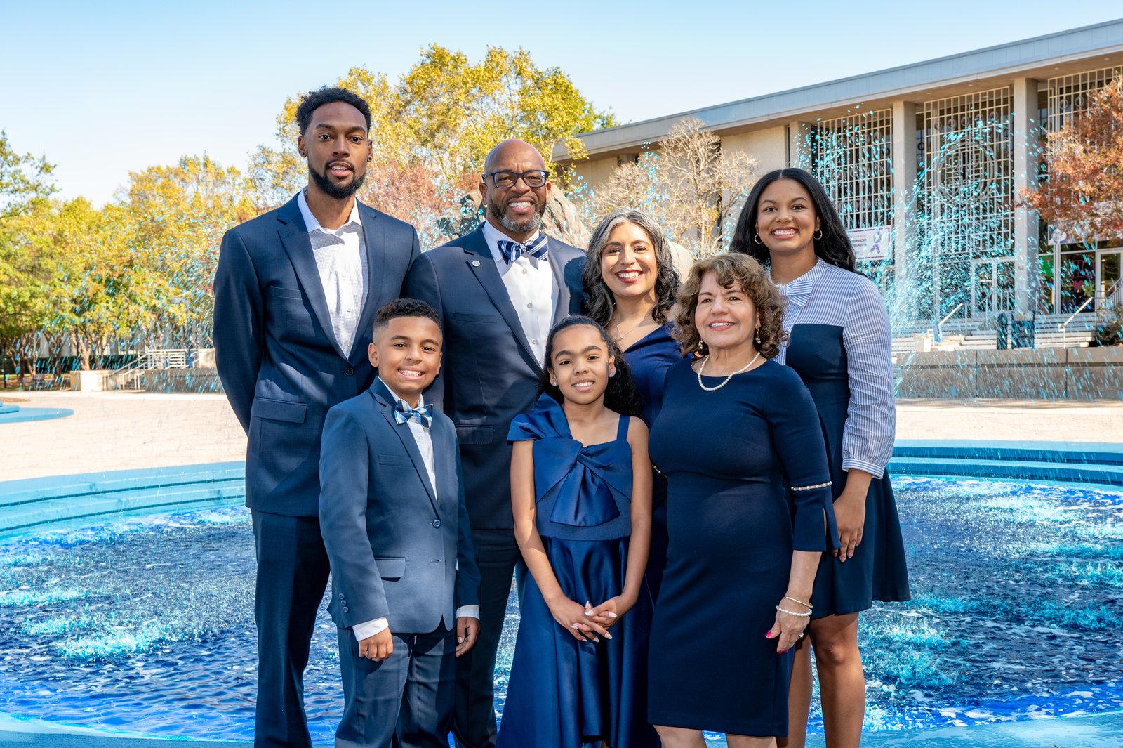 President Brian O. Hemphill and his family